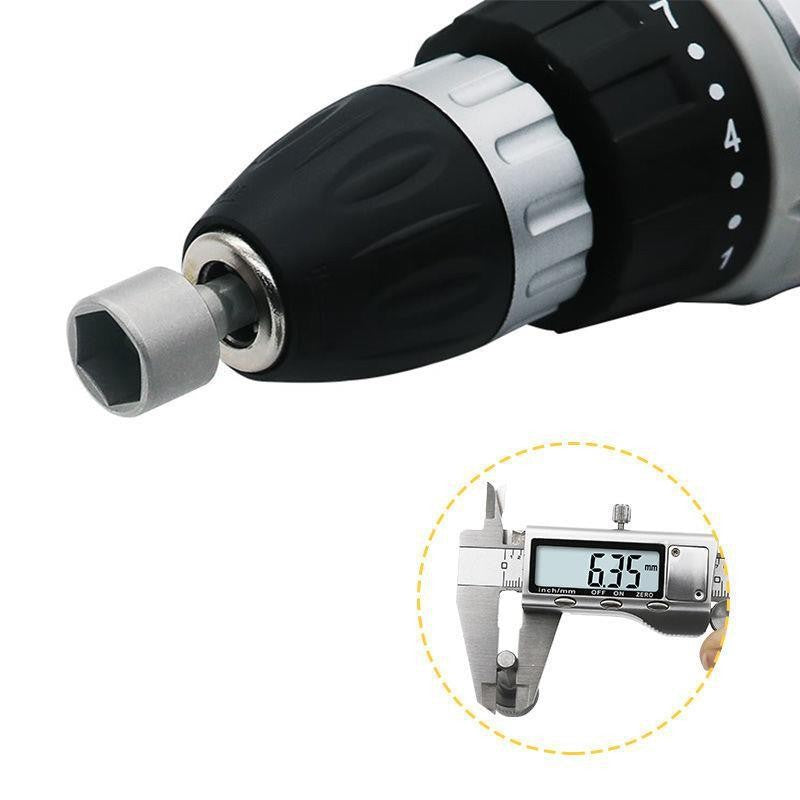 Jogo de Bits Soquete Hexagonal 9 Peças 5mm a 13mm em Aço