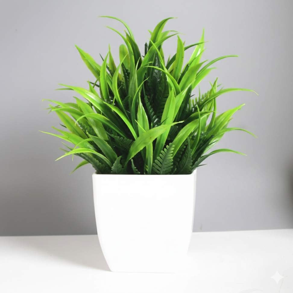 Planta Artificial Decorativa em Vaso Estilo Bonsai