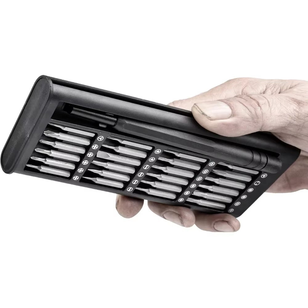 Kit de Chaves de Precisão 24 em 1 com Cabo de Plástico