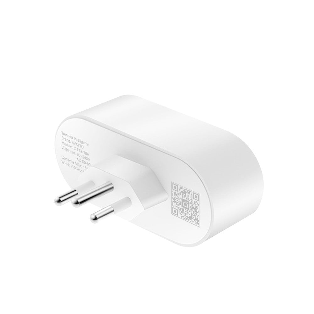 Tomada Inteligente WiFi Tuya 16A com Controle Remoto e Alexa